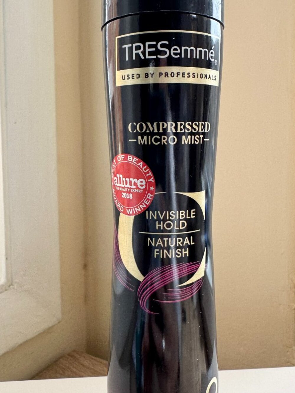 Tresemme Compressed Micro Mist Hair Spray Level 2 Invisible Hold Pink
